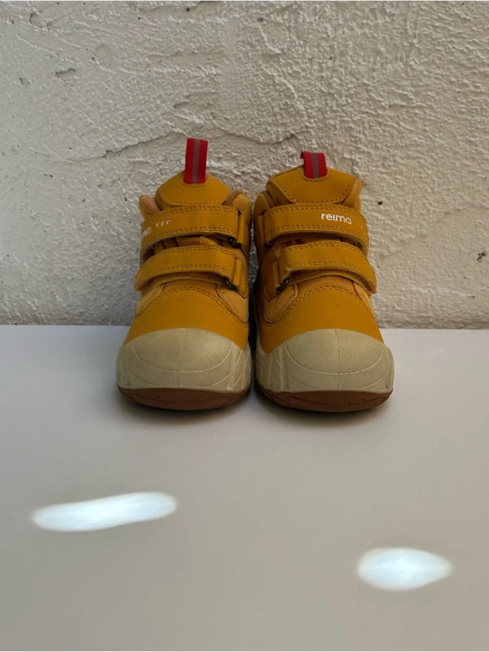 Reima yellow strap sneakers